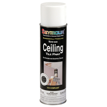 Seymour Midwest Ceiling Paint, White, 20 oz 20-051